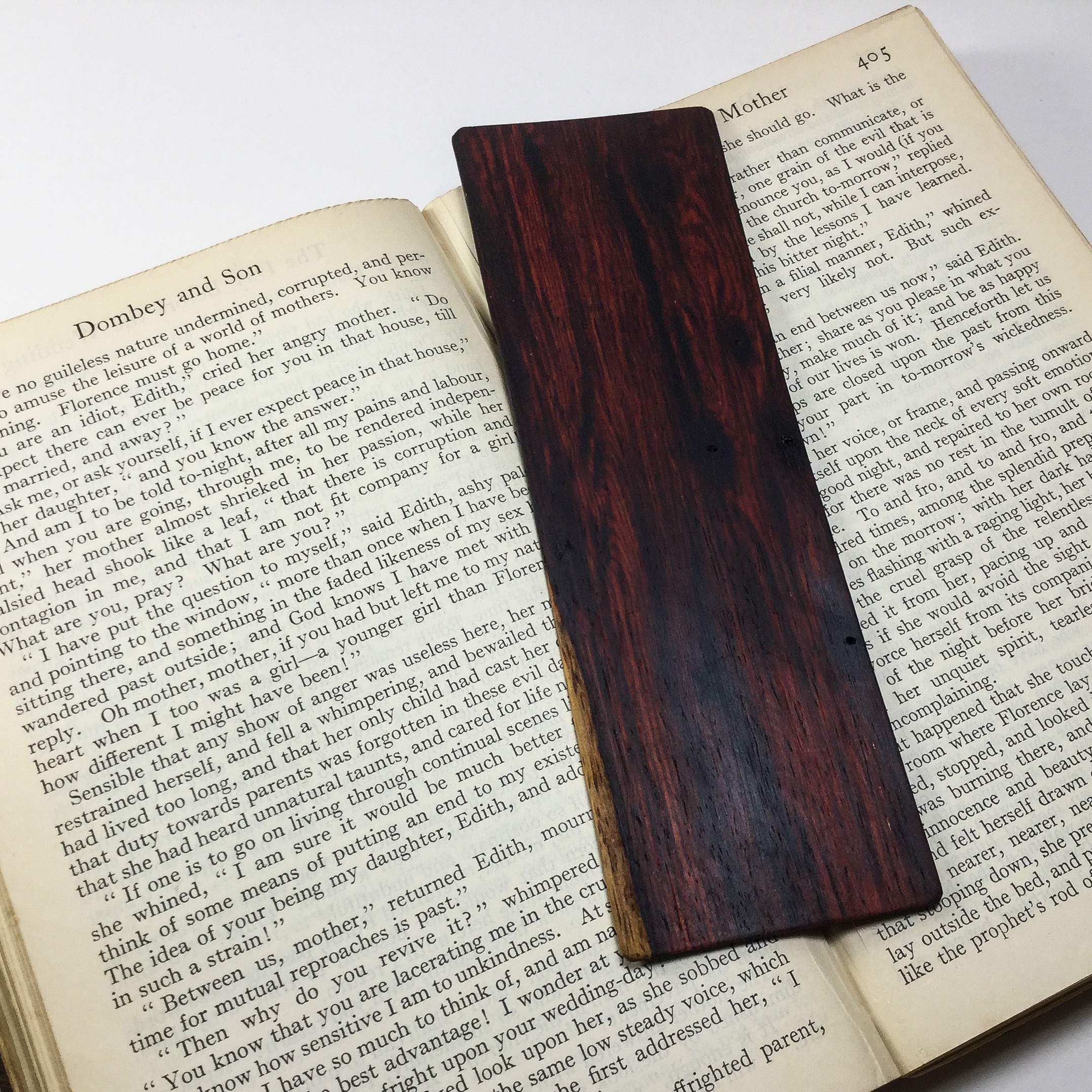 wooden bookmark