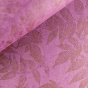 Neem Leaf Impressions Fuchsia