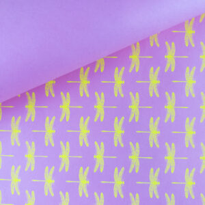 Yellow Dragonflies on Pink