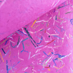 Hot Pink with Bright Strips