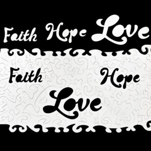 Togetherness Puzzle: Faith, Hope, Love